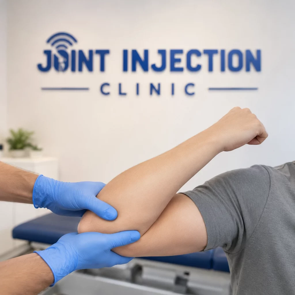 MSK physiotherapy assessment at Joint Injection Clinic Kings Hill