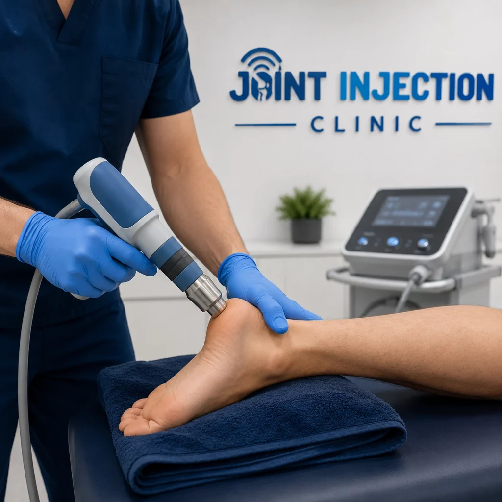Shockwave therapy for persistent tendon pain at Joint Injection Clinic Kings Hill